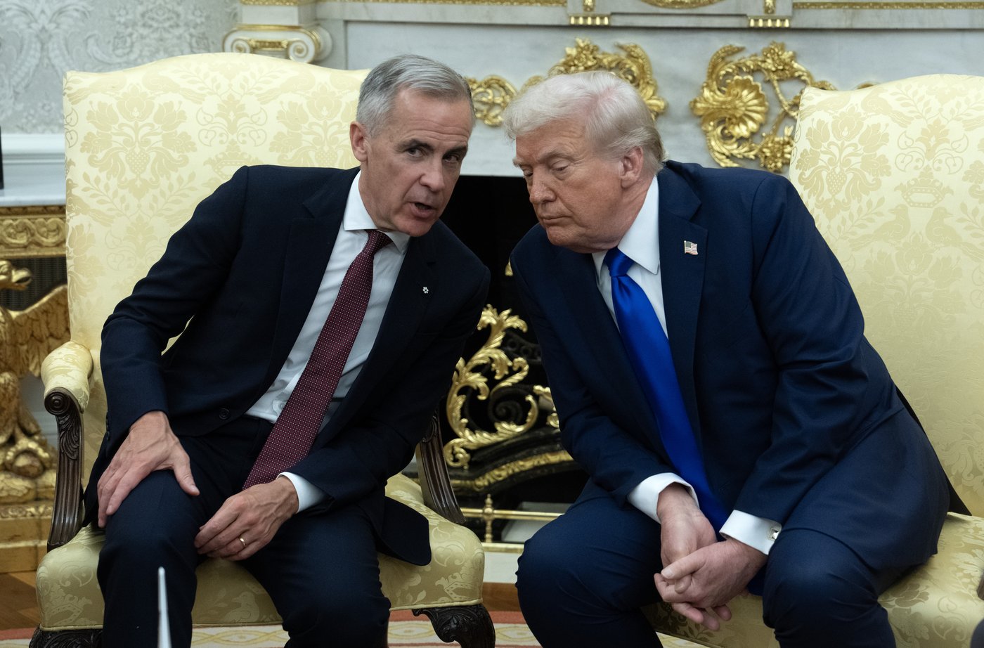 Trump prévient qu'il n'a pas l'intention de rencontrer Carney avant un bon moment