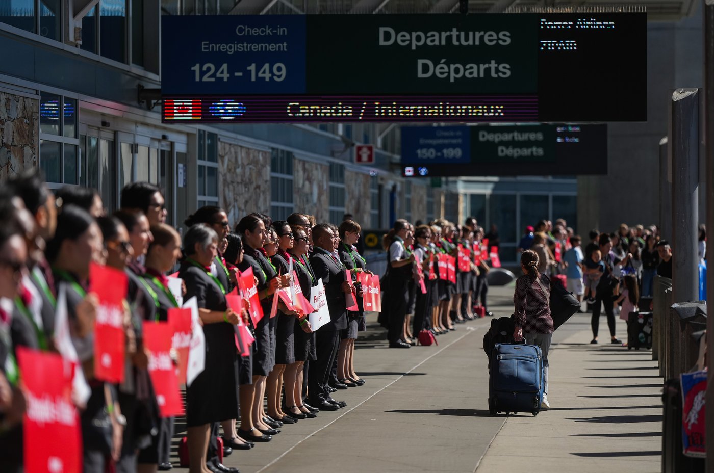 Des avions d'Air Canada pourraient revenir vides à leur base