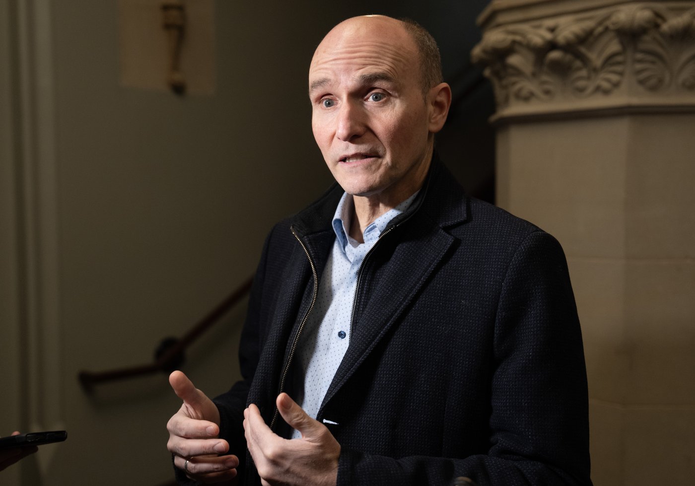 «Pas de relation antagoniste» voulue avec le PQ, dit Duclos après la sortie de Joly
