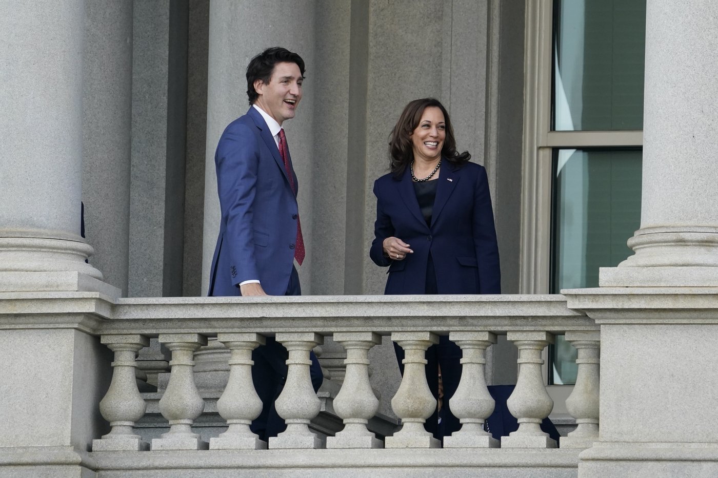 Des notes étaient prêtes pour Trudeau si Kamala Harris était devenue présidente