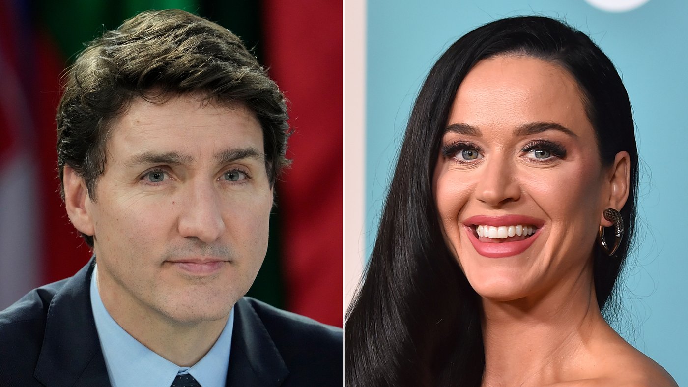 Vérification des faits: fausse photo de Katy Perry et Justin Trudeau aux prix Grammy