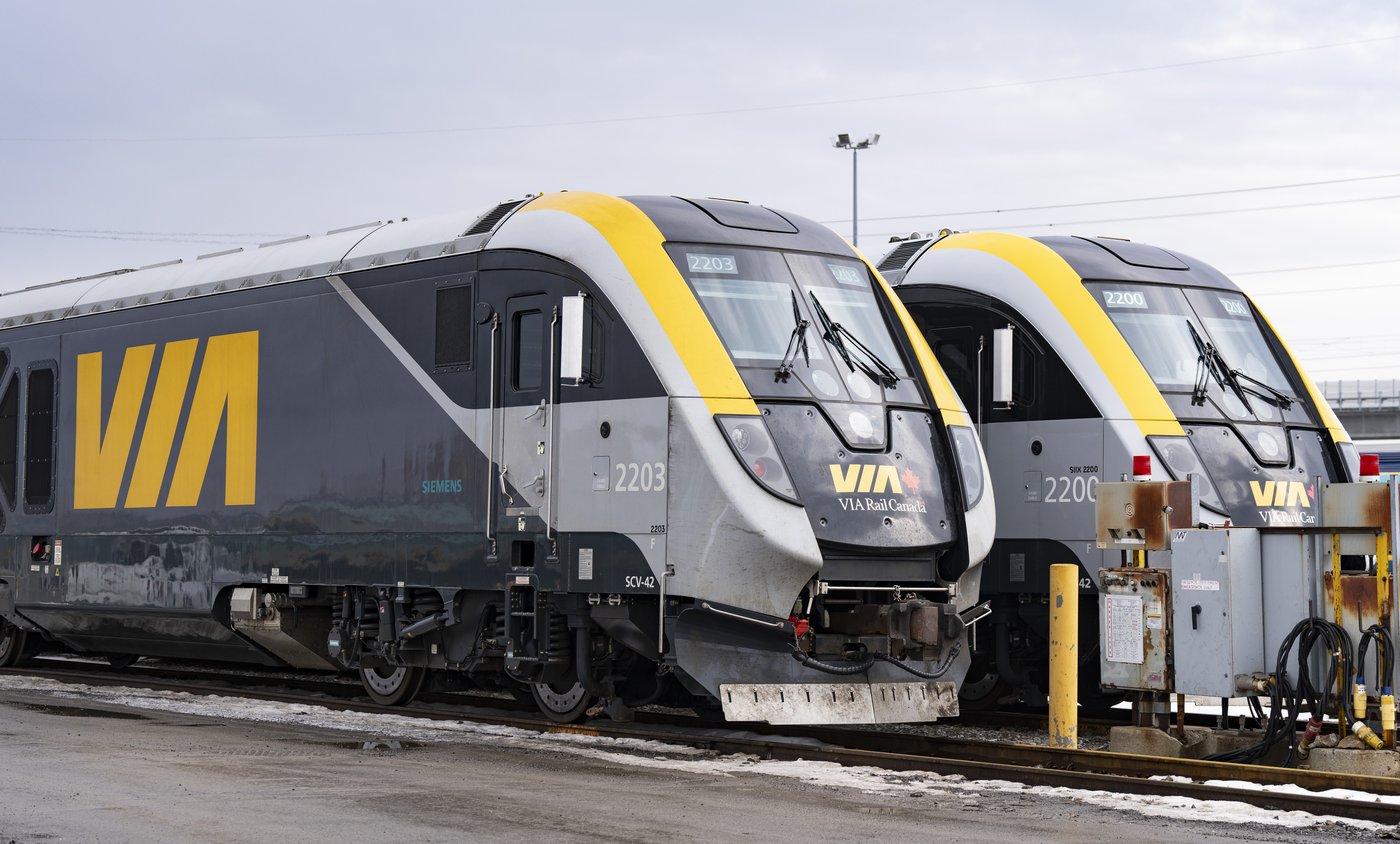 Des députés du BQ à la manif pour le retour des trains de passagers en Gaspésie