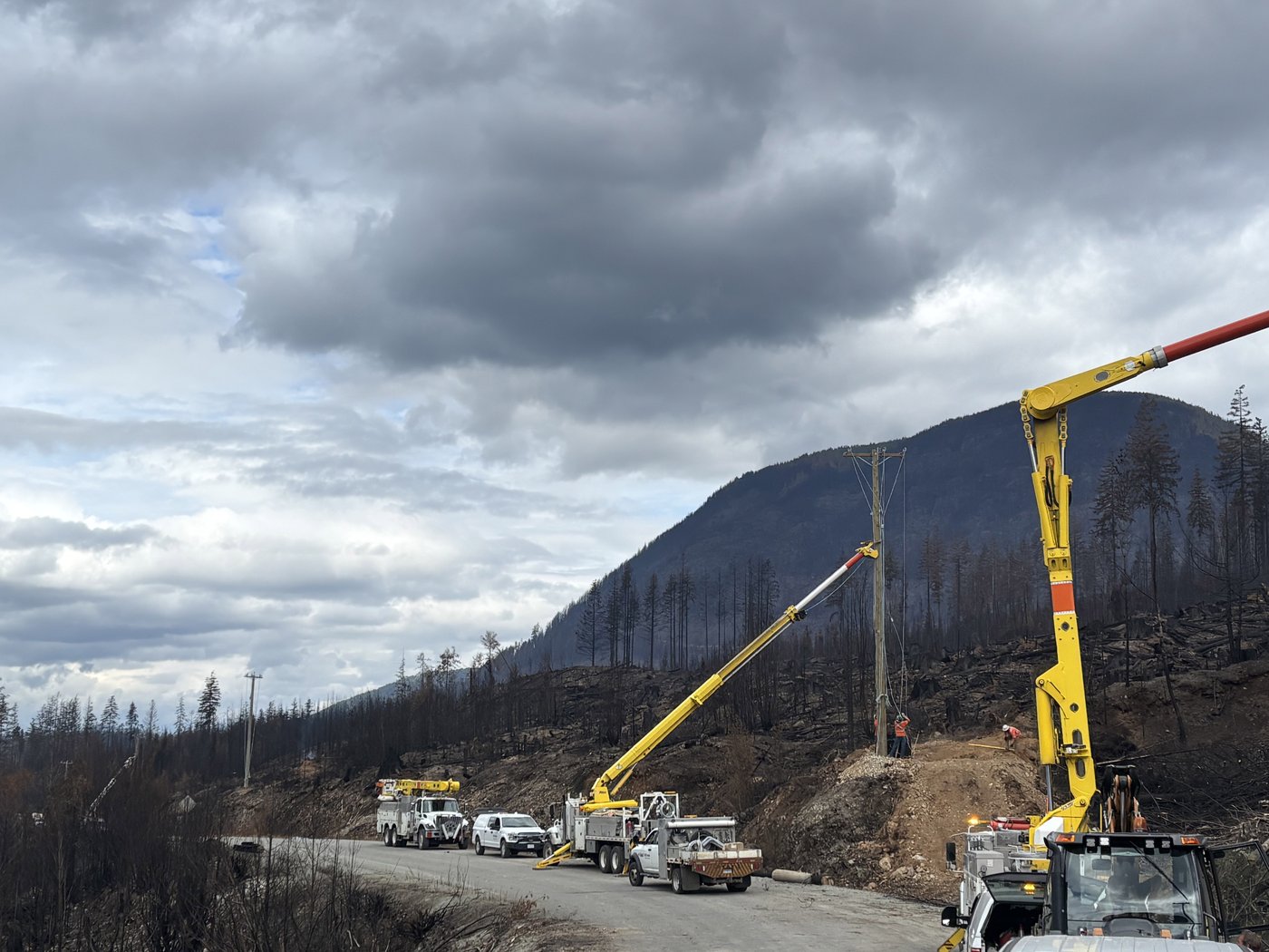 L'électricité rétablie sur l'île de Vancouver après un incendie de forêt