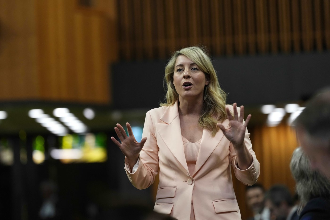 Mélanie Joly annonce une aide fédérale pour l'industrie du bois d'oeuvre