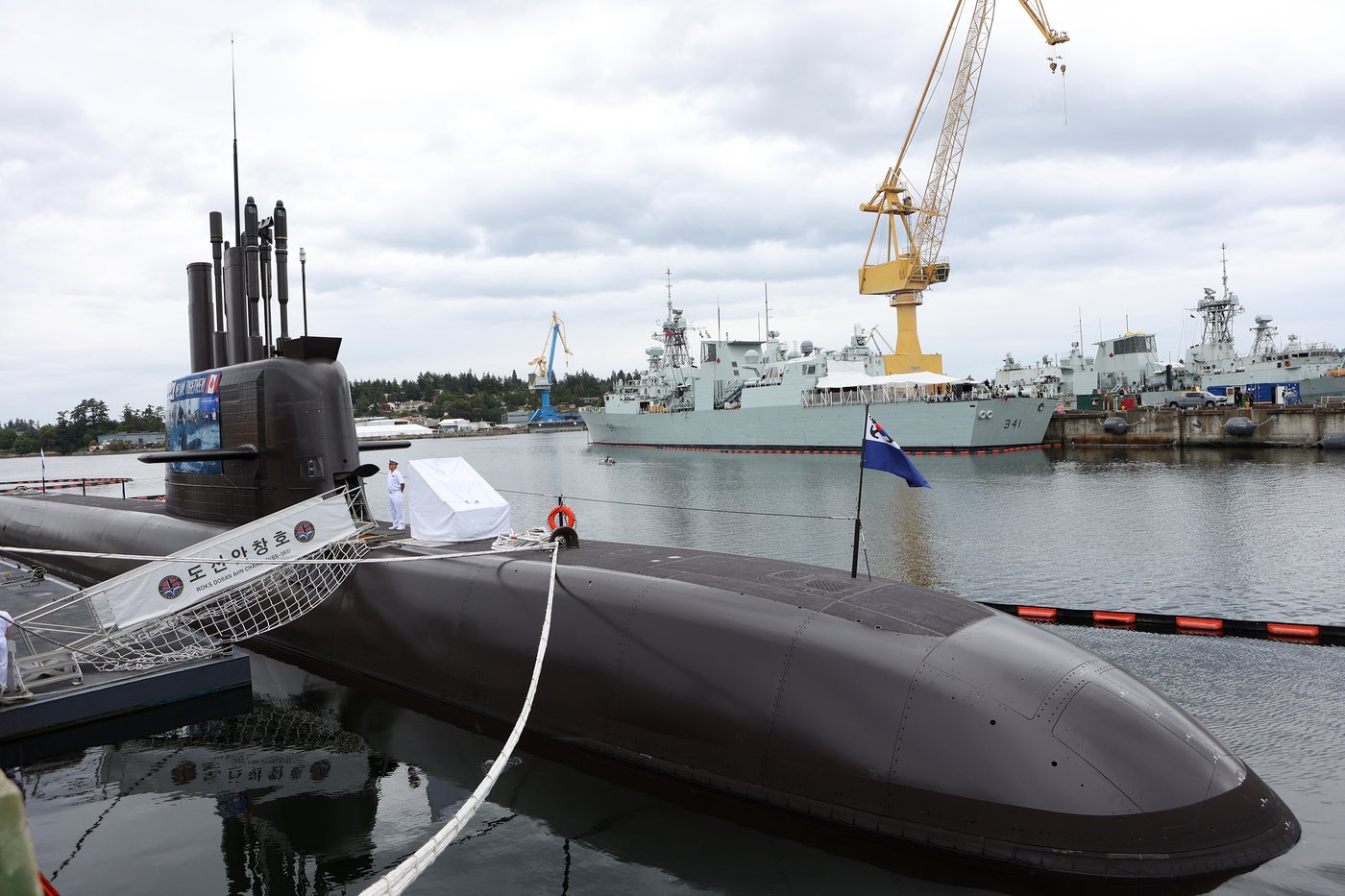 Un sous-marin sud-coréen en C.-B. dans le cadre d'une campagne de promotion