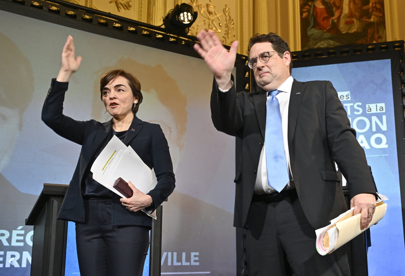 Les candidats à la direction de la CAQ croisent le fer pour une dernière fois