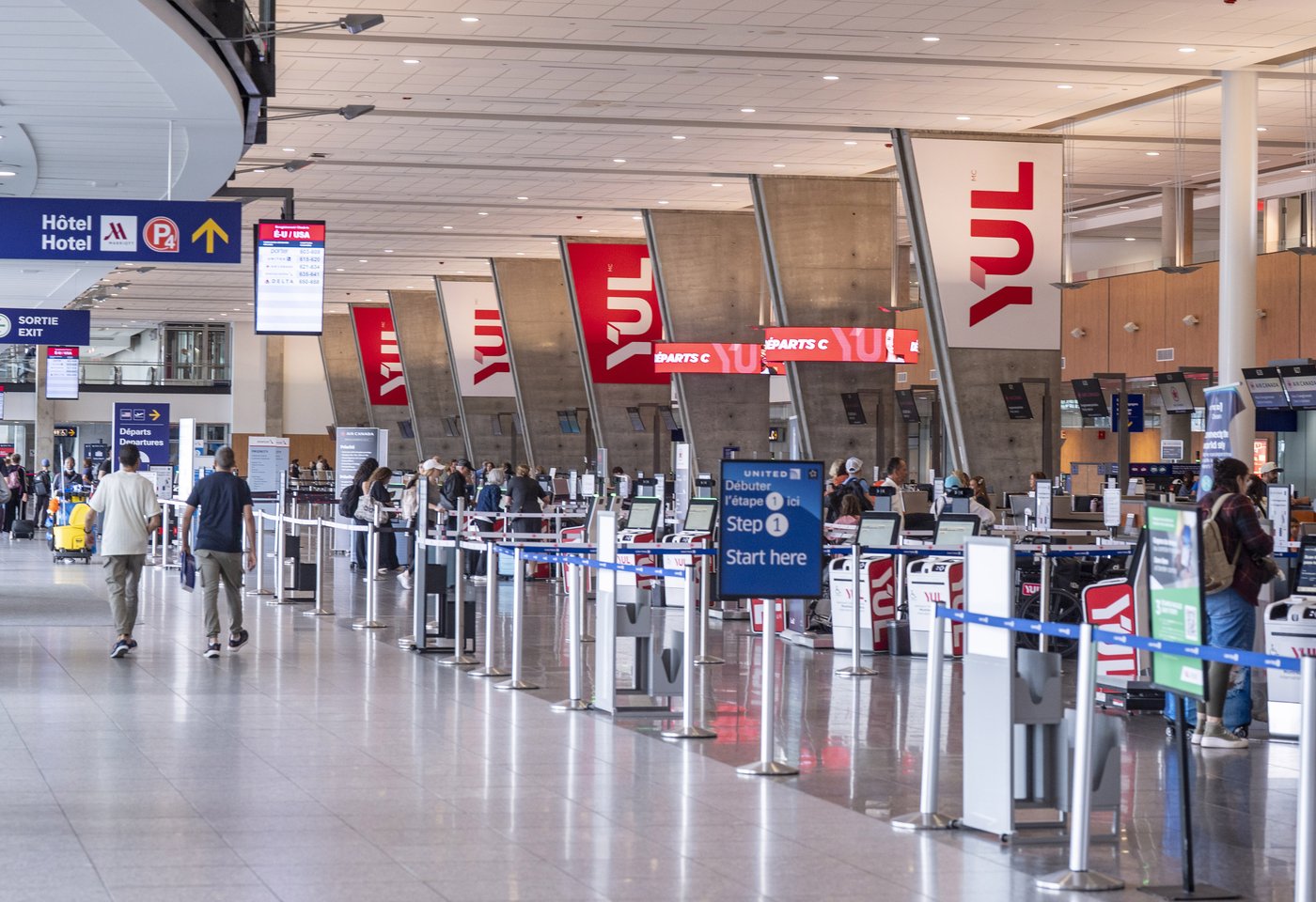 Une situation à l'aéroport Montréal-Trudeau force l'interruption de certains vols