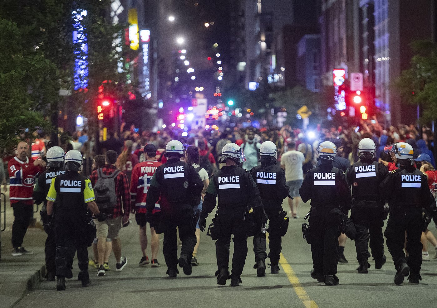 Le SPVM et la Ville de Montréal se mobilisent pendant les séries du Canadien