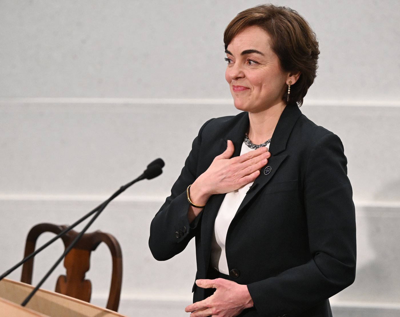 Sondage: la nouvelle premier ministre, Christine Fréchette, fait remonter la CAQ