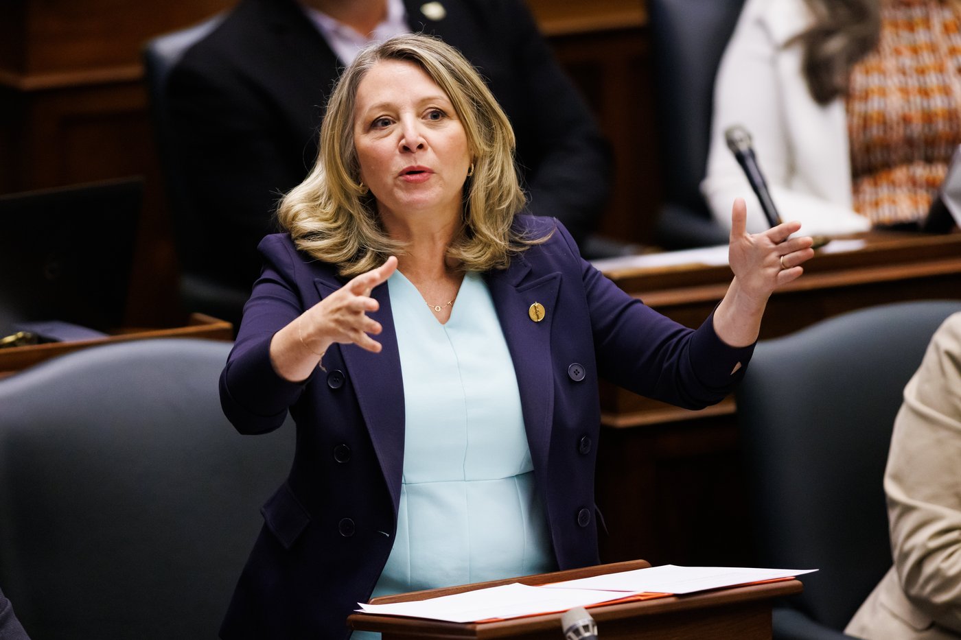 La cheffe du NPD de l'Ontario remporte un vote de confiance