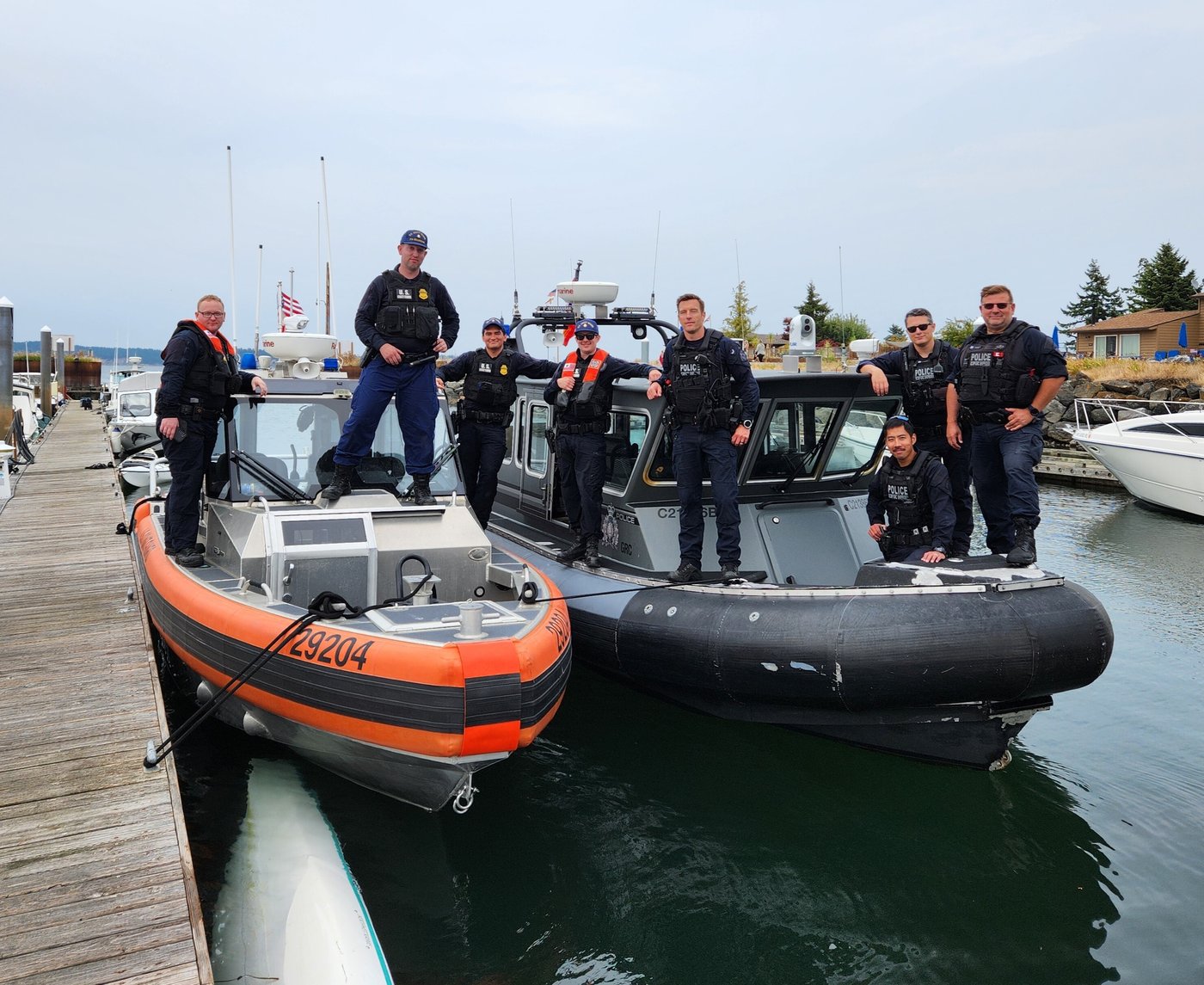 La GRC de la C.-B. aide à secourir 12 kayakistes près de la frontière américaine