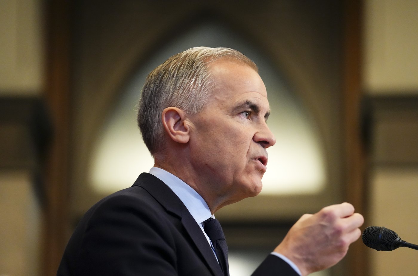 La vente de ports et d'aéroports pourrait financer des projets, selon Carney