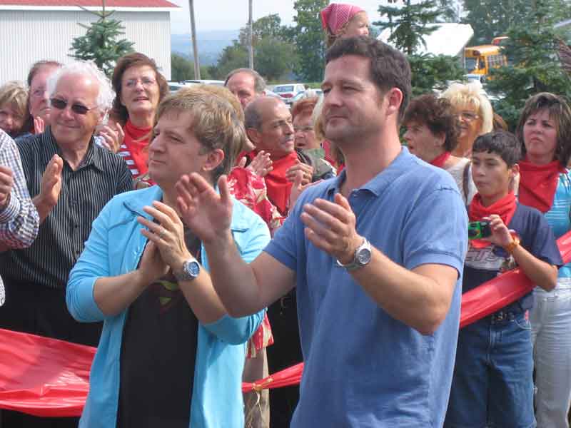 Benoît Brière est ému par les Frédéricois