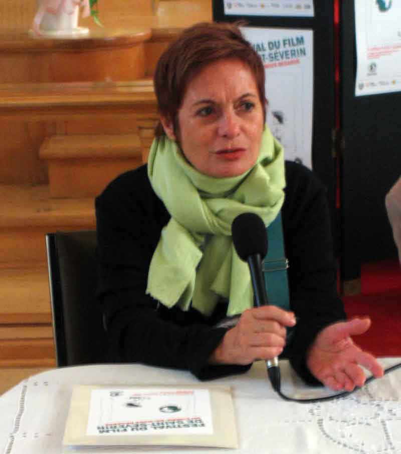 Louise Latraverse, charmée par le Festival du film de Saint-Séverin