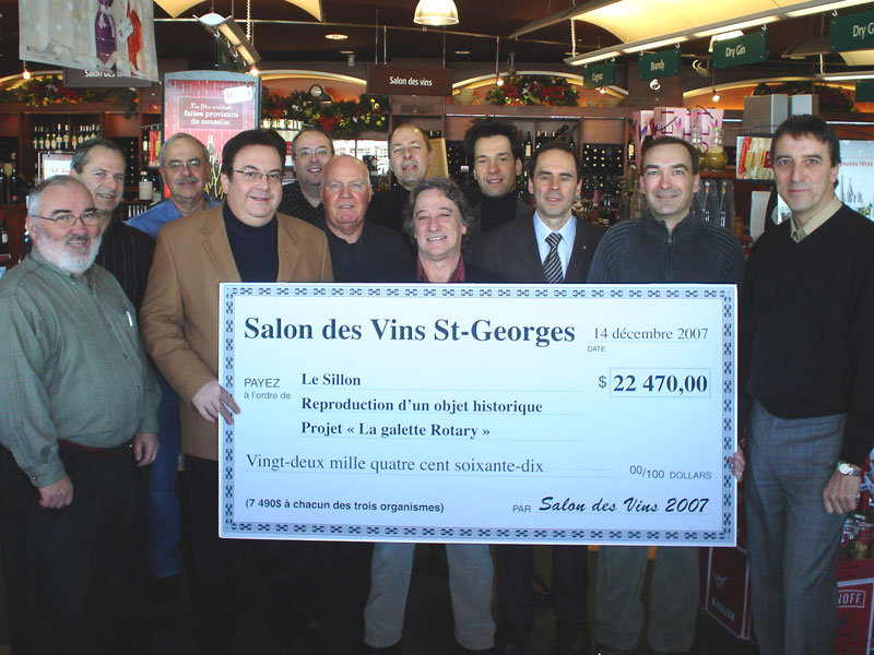Le Salon des Vins de Saint-Georges distribue 22 470 $ aux organismes locaux