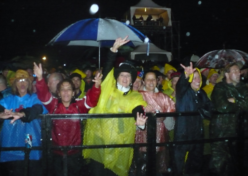 Samedi sous la pluie à Woodstock