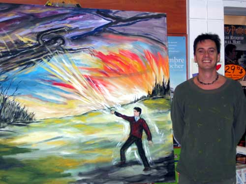 Harold Gilbert exercera son pinceau dans Peinture et Parfum