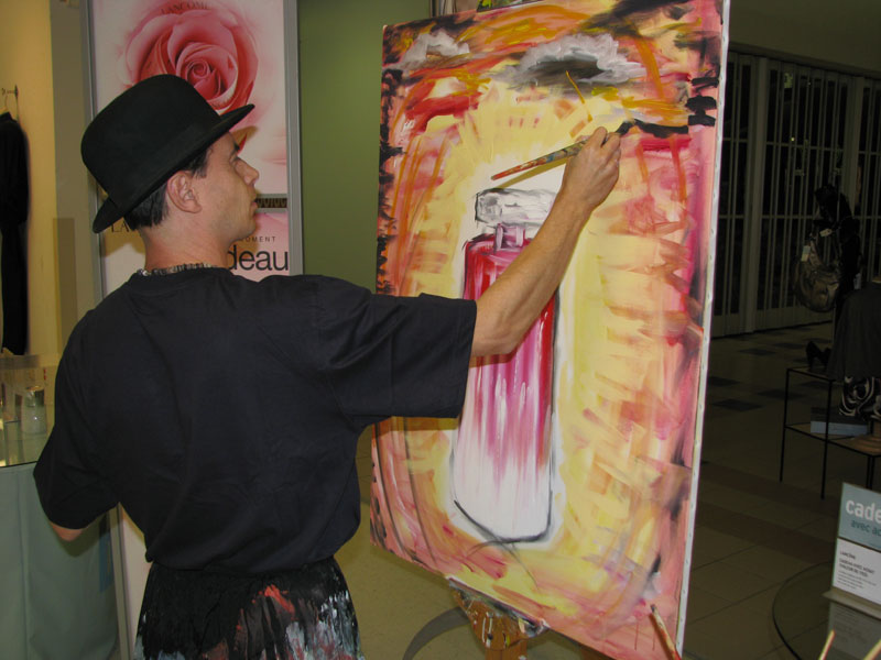 Quand peinture et parfum se mélangent...