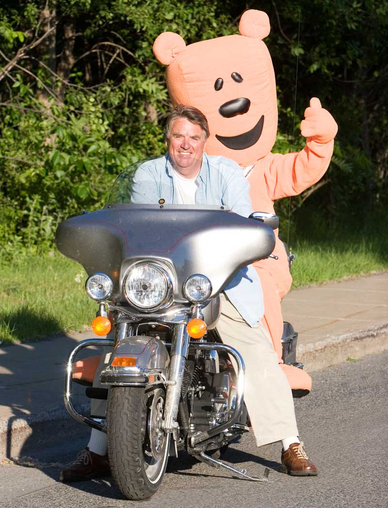La Moto-tournée de la Fondation Marie-Vincent de passage en Beauce