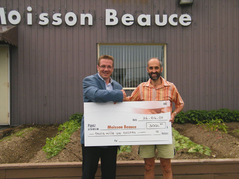 3000 $ pour Moisson Beauce