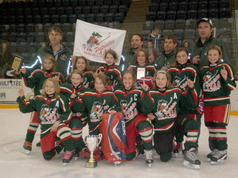 Hockey féminin U-10 : Les Patriotes remportent un autre tournoi