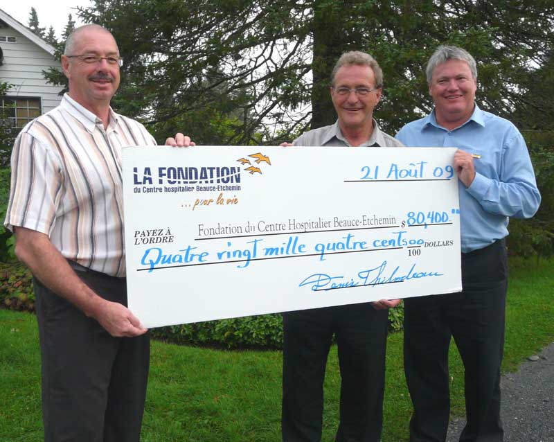 Un montant record de 80 000 $ pour le tournoi de la Fondation du CHBE