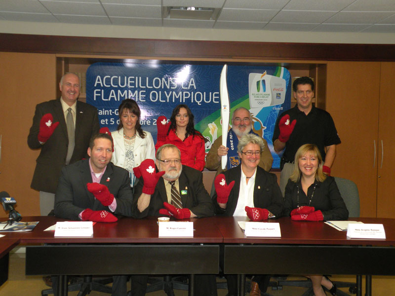 Accueillons la flamme olympique