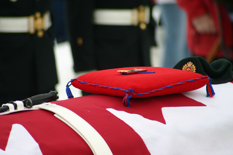 La Médaille du sacrifice remise à titre posthume au caporal Étienne Gonthier