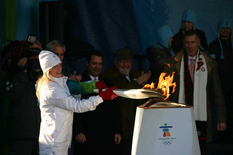 Un passage historique de la flamme en Beauce