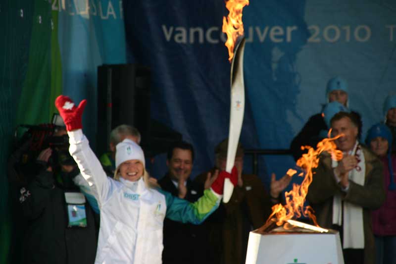 Les Beaucerons ont porté la flamme olympique en 2009