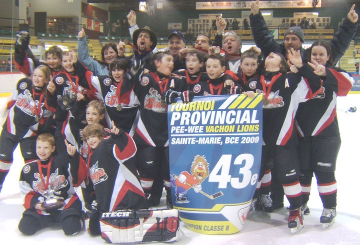 Le tournoi provincial Pee-Wee Vachon-Lions de Sainte-Marie débutera le 17 janvier