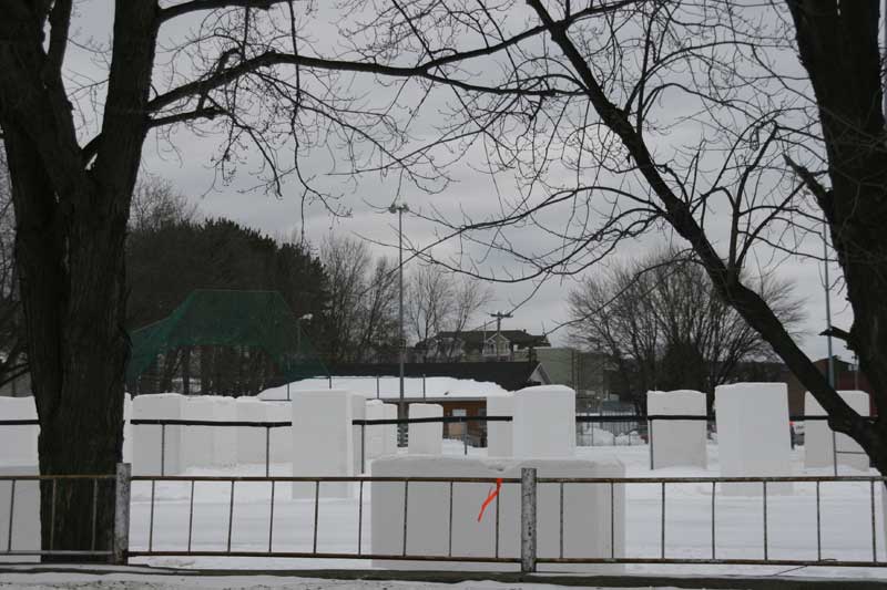 Faites place aux artistes de la neige