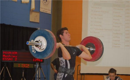 Haltérophilie: Mathieu Poirier participera au Championnat du monde en Bulgarie