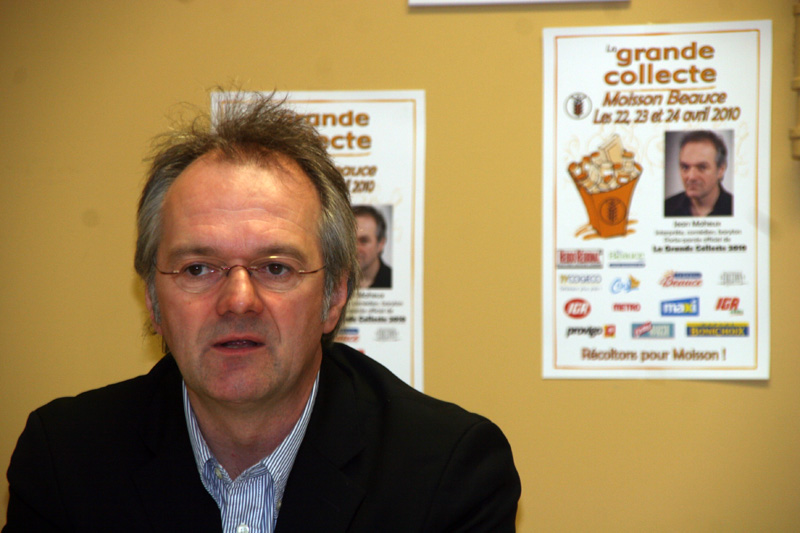 Jean Maheux est le porte-parole de la Grande collecte Moisson Beauce