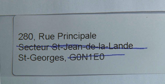 Changement d'adresse à Saint-Jean-de-la-Lande: Jamais une municipalité a fait marche arrière