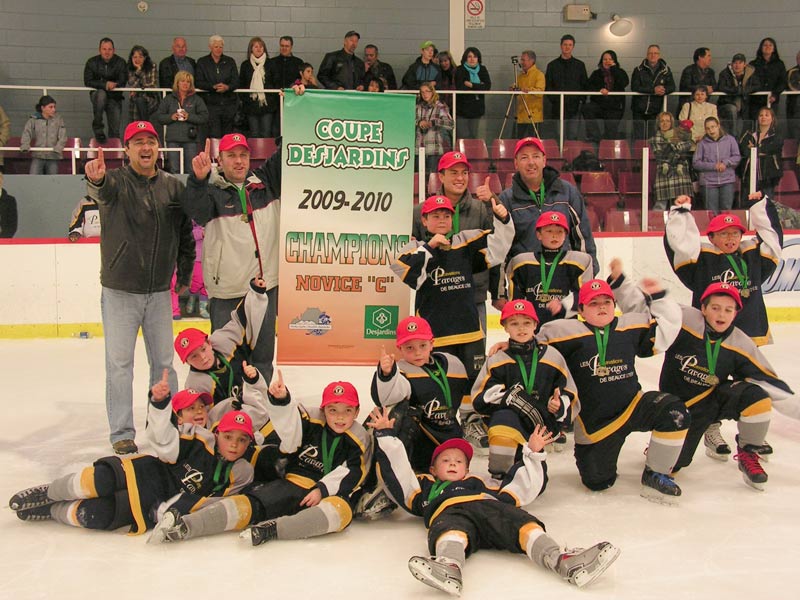 L’équipe novice C de Beauce-Centre remporte une finale beauceronne à Saint-Rédempteur