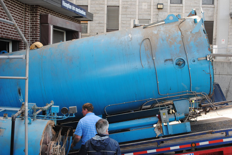 La chaudière de gaz naturel du Cégep prend la porte de sortie