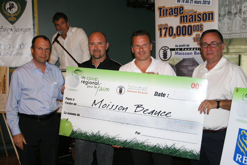 Un quart de million de dollars amassés pour Moisson Beauce