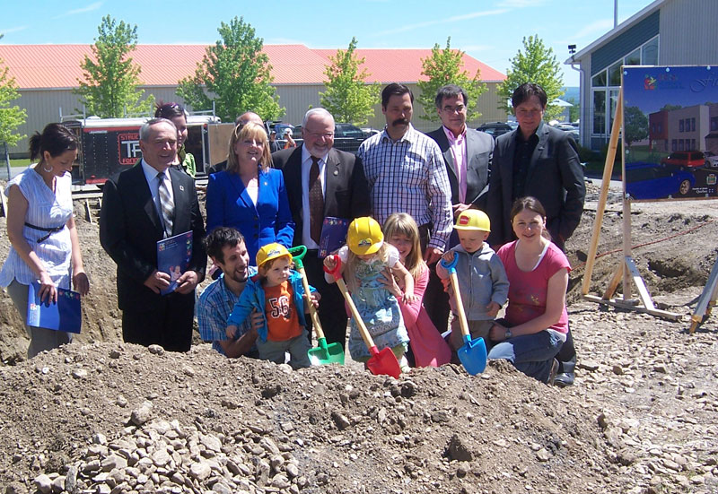 Une troisième installation en construction à Saint-Frédéric pour le CPE Au jardin de la Dominique