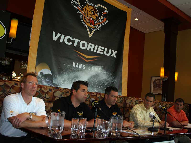 Les Tigres de Victoriaville joueront pour le hockey mineur à Saint-Georges