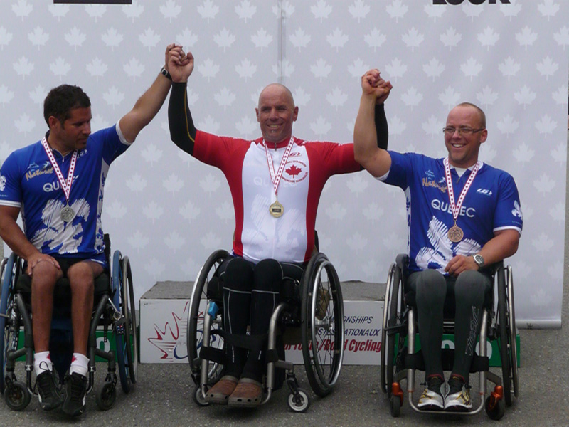 La délégation québécoise très décorée en paracyclisme