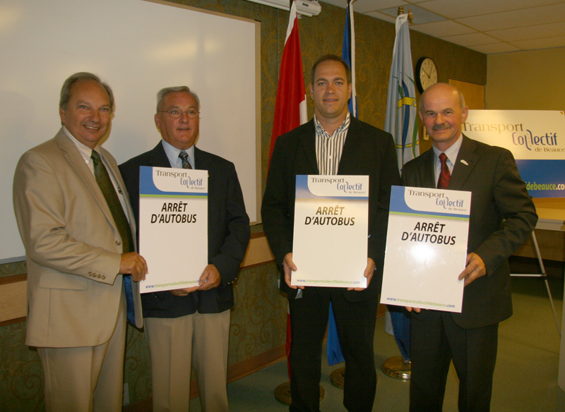 Transport collectif de Beauce lance un service de transport en commun entre Sainte-Marie et Lévis