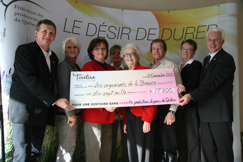 La Fondation Tirelire fait sa part en Beauce