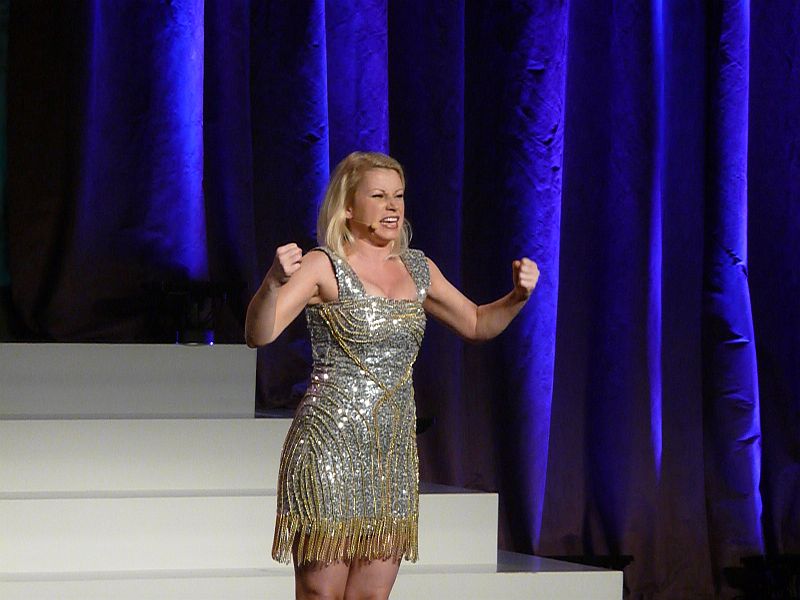 Cathy Gauthier brille à Saint-Georges