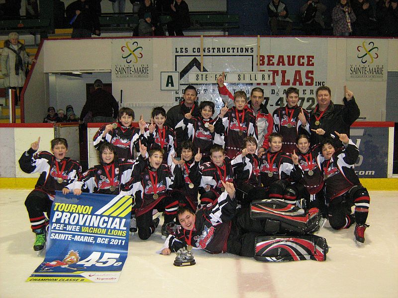 La Beauce remporte les honneurs du 45e Tournoi provincial de hockey pee-wee à Sainte-Marie