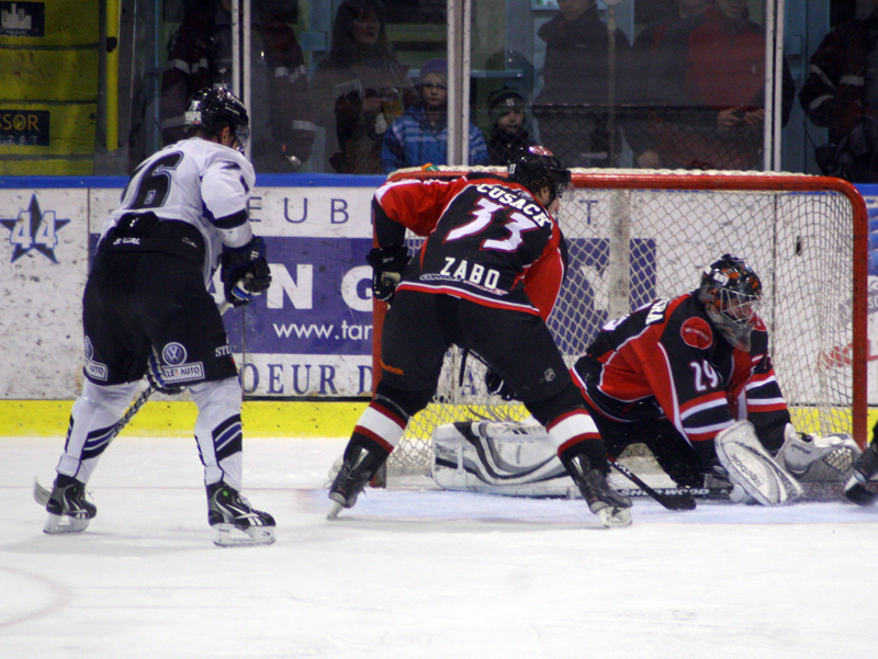 La muraille David Guerrera a stoppé 58 lancers face au Cool