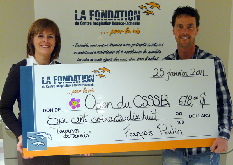 Du tennis pour aider la Fondation du CHBE