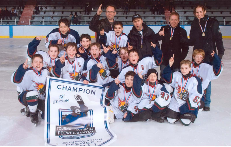 Le pee-wee B de Beauce-Centre l’emporte à Sherbrooke