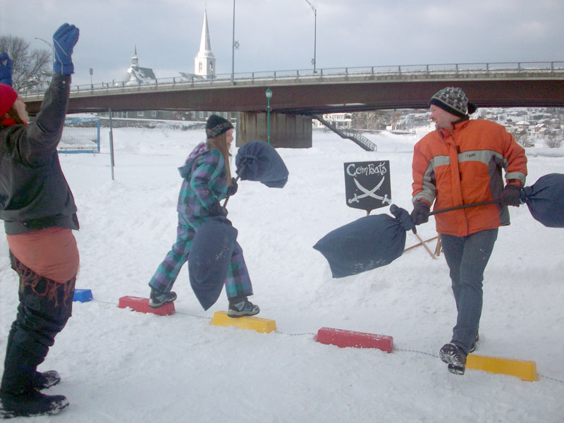 Un après-midi de piraterie sous la neige à l’île Ronde