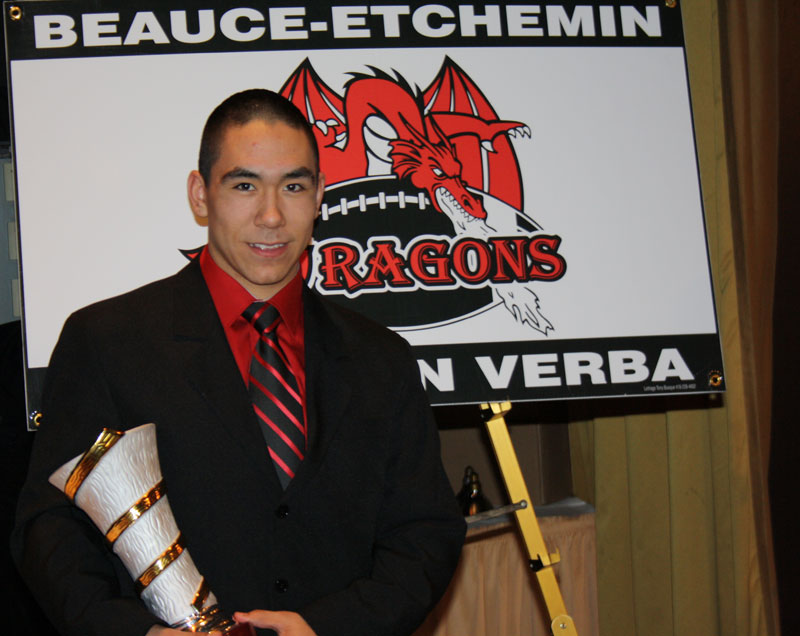 Des Dragons honorés au banquet de la Ligue de football midget AAA du Québec